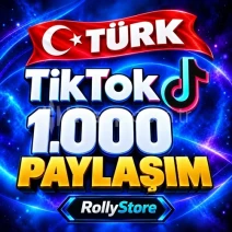 TikTok 1.000 Türk Paylaşım - Keşfet Etkili