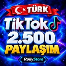 TikTok 2.500 Türk Paylaşım - Keşfet Etkili