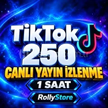 TikTok 1 Saat 250 Canlı İzleyici - Keşfet Etkili