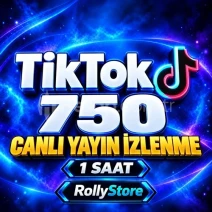 TikTok 1 Saat 750 Canlı İzleyici - Keşfet Etkili