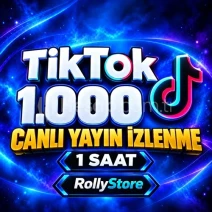 TikTok 1 Saat 1.000 Canlı İzleyici - Keşfet Etkili