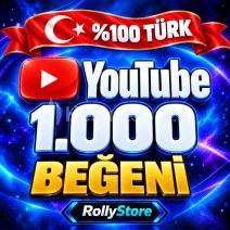 YouTube 1.000 Türk Beğeni - Keşfet Etkili