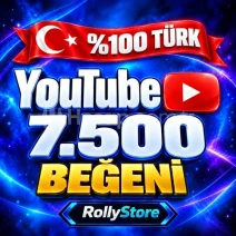 YouTube 7.500 Türk Beğeni - Keşfet Etkili