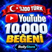 YouTube 10.000 Türk Beğeni - Keşfet Etkili