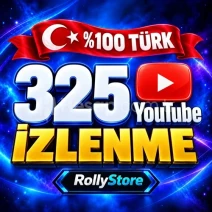 YouTube 325 Türk İzlenme - Keşfet Etkili