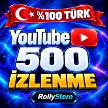 YouTube 500 Türk İzlenme - Keşfet Etkili