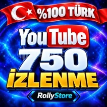 YouTube 750 Türk İzlenme - Keşfet Etkili