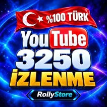 YouTube 3.250 Türk İzlenme - Keşfet Etkili