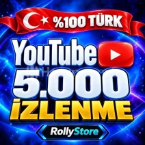 YouTube 5.000 Türk İzlenme - Keşfet Etkili
