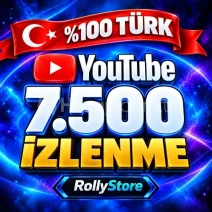 YouTube 7.500 Türk İzlenme - Keşfet Etkili