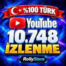 YouTube 10.748 Türk İzlenme - Keşfet Etkili