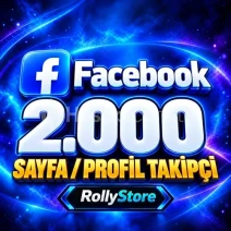 Facebook 2.000 Takipçi - Keşfet Etkili