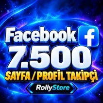 Facebook 7.500 Takipçi - Keşfet Etkili