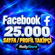 Facebook 25.000 Takipçi - Keşfet Etkili