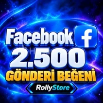 Facebook 2.500 Beğeni - Keşfet Etkili