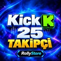 Kick 25 Takipçi - Otomatik Teslimat - Keşfet Etkili