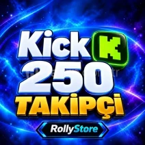 Kick 250 Takipçi - Otomatik Teslimat - Keşfet Etkili