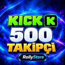 Kick 500 Takipçi - Otomatik Teslimat - Keşfet Etkili