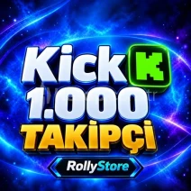 Kick 1.000 Takipçi - Otomatik Teslimat - Keşfet Etkili