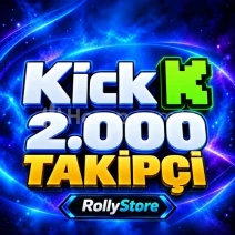 Kick 2.000 Takipçi - Otomatik Teslimat - Keşfet Etkili