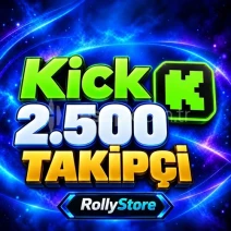 Kick 2.500 Takipçi - Otomatik Teslimat - Keşfet Etkili