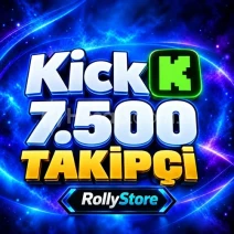 Kick 7.500 Takipçi - Otomatik Teslimat - Keşfet Etkili