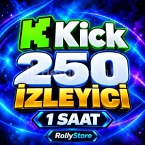 Kick 1 Saat 250 Canlı İzleyici - Keşfet Etkili