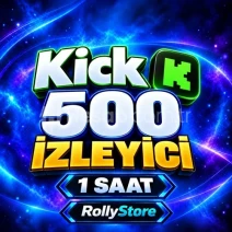Kick 1 Saat 500 Canlı İzleyici - Keşfet Etkili