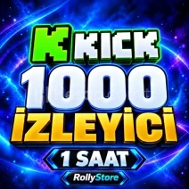 Kick 1 Saat 1.000 Canlı İzleyici - Keşfet Etkili