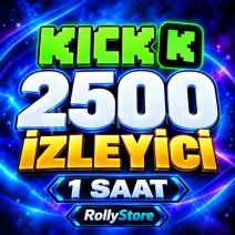 Kick 1 Saat 2.500 Canlı İzleyici - Keşfet Etkili