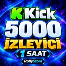 Kick 1 Saat 5.000 Canlı İzleyici - Keşfet Etkili