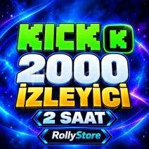 Kick 2 Saat 2.000 Canlı İzleyici - Keşfet Etkili
