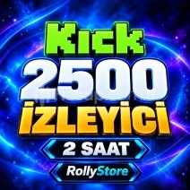 Kick 2 Saat 2.500 Canlı İzleyici - Keşfet Etkili