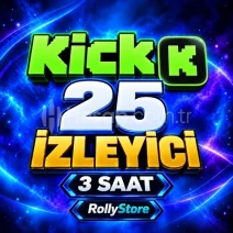 Kick 3 Saat 25 Canlı İzleyici - Keşfet Etkili