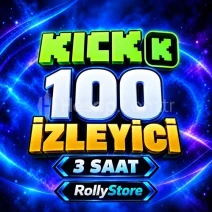 Kick 3 Saat 100 Canlı İzleyici - Keşfet Etkili