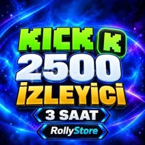 Kick 3 Saat 2.500 Canlı İzleyici - Keşfet Etkili