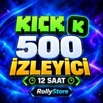 Kick 12 Saat 500 Canlı İzleyici - Keşfet Etkili
