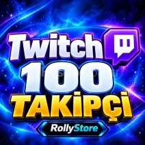 Twitch 100 Takipçi - Otomatik Teslimat - Keşfet Etkili
