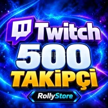 Twitch 500 Takipçi - Otomatik Teslimat - Keşfet Etkili