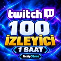 Twitch 1 Saat 100 Canlı İzleyici - Keşfet Etkili