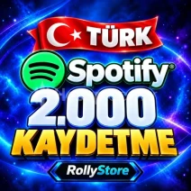 Spotify 2.000 Türk Kaydetme - Keşfet Etkili