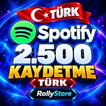 Spotify 2.500 Türk Kaydetme - Keşfet Etkili