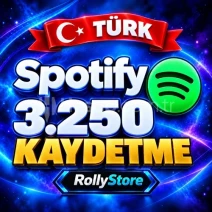 Spotify 3.250 Türk Kaydetme - Keşfet Etkili
