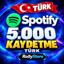 Spotify 5.000 Türk Kaydetme - Keşfet Etkili