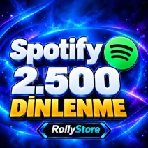 Spotify 2.500 Dinlenme - Keşfet Etkili