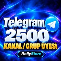 Telegram 2.500 Üye - Otomatik Teslimat - Keşfet Etkili
