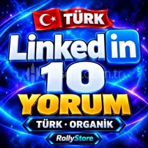 LinkedIn 10 Türk Organik Yorum - Keşfet Etkili