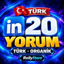 LinkedIn 20 Türk Organik Yorum - Keşfet Etkili