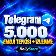 Telegram 5.000 Emoji Tepkisi ve İzlenme