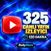 YouTube 325 Canlı Yayın İzleyici (120 Dk)